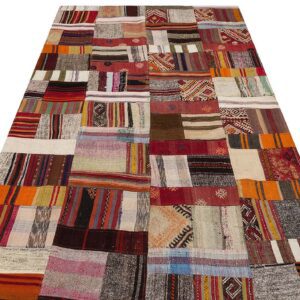 El Dokuma 100%Yün Patchwork Halı  148 x 242 cm 6180
