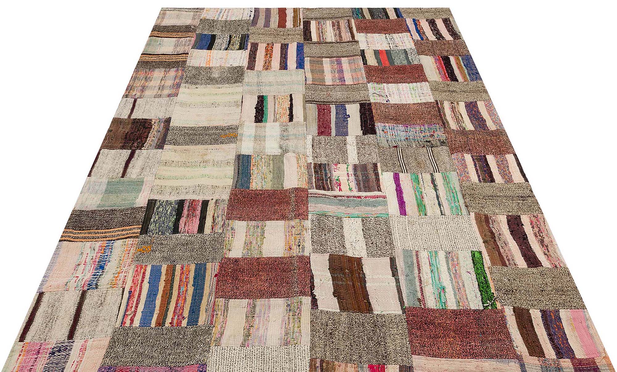 Patchwork Eskitme El Dokuma Halı  167 x 225 cm 6185