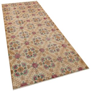 Vintage El Dokuma Yolluk Halı 120 x 300  cm 8555