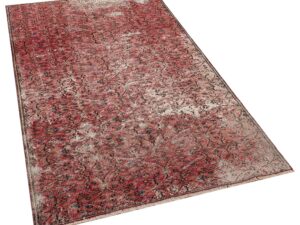 Gerçek El Dokuma Eskitme Vintage Halı 128 x 227 cm 8613