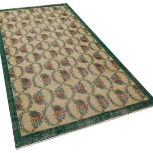 Eskitme El Dokuma Vintage Halı 135 x 273 cm 8616