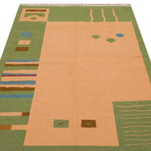 Özel Ve Yeni Vintage El Dokuma Kilim . 134 x 198 (8694)