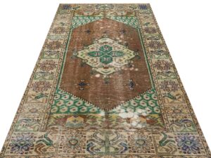 Eskitme El Dokuma Vintage Halı 142 x 247 cm 8737