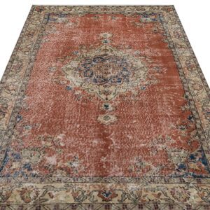 Eskitme El Dokuma Vintage Halı 157 x 239 cm 8738