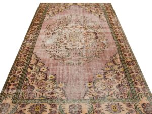 Eskitme El Dokuma Vintage Halı 172 x 242 cm 8765