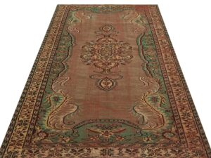 Vintage El Dokuma Eskitme Halı 155 x 275 cm 8769