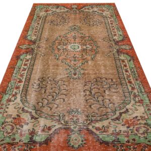 Vintage  Eskitme El Dokuma Halı 154 x 280 cm 8888