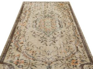 Klasik Modern Vintage Eskitme El Dokuma Halı 173 x 283 cm 8931