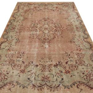 Vintage El Dokuma Eskitme Halı 176 x 277 cm 8939