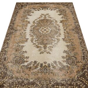 Gerçek El Dokuma Eskitme Vintage Halı   121 x 209 cm cm 8985