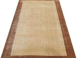 Gerçek El Dokuma Eskitme Vintage Halı  112 x 202 cm cm 8998