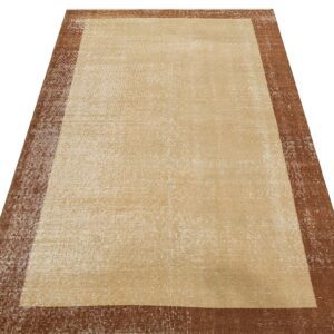 Gerçek El Dokuma Eskitme Vintage Halı  112 x 202 cm cm 8998