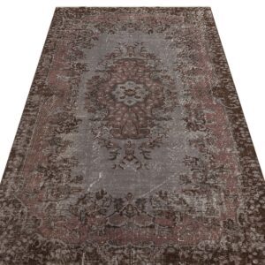 Klasik Modern Vintage Eskitme El Dokuma Halı  115 x 210 cm cm 8999