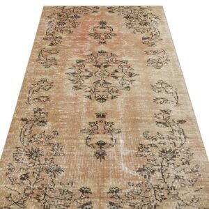 El Yapımı  100%Yün Vintage Halı 106 x 200 cm 9019