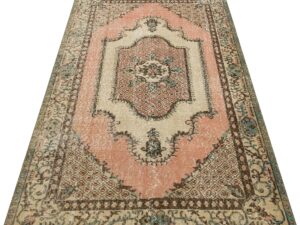 Gerçek El Yapımı  Eskitme Halı 116 x 208 cm 9034