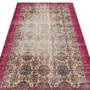 Vintage Eskitme El Yapımı  Halı 112 x 200 cm 9065