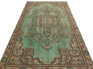 El Yapımı  100% Yün Vintage Halı 164 x 292 cm 9078