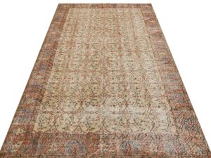 Eskitme Vintage %100 El Yapımı  Halı 149 x 262 cm 9089