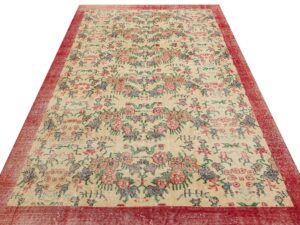 Eskitme Vintage El Yapımı  Halısı173 x 268 cm 9101