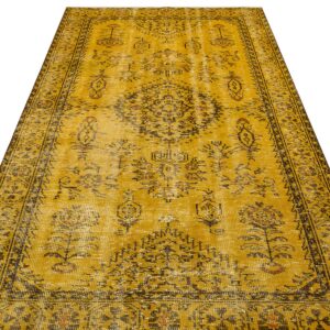 Gerçek El Yapımı  Eskitme Vintage Halı 150 x 250 cm 9104