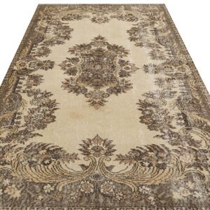 Eşsiz Güzelliğe Sahip Vintage El Yapımı  Halı 173 x 275 cm 9105