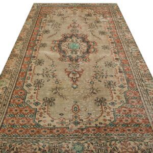 Eşsiz Anadolu Vintage Eskitme El Yapımı  Halı 170 x 290 cm 9110