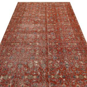 Eşsiz Anadolu Vintage Eskitme El Yapımı  Halı 155 x 270 cm 9115
