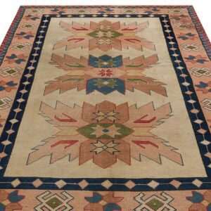 Eskitme El Yapımı Vintage Halı 181 x 249 cm 9121