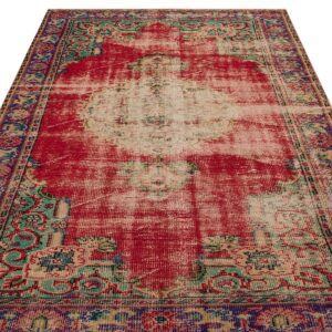 Vintage Eskitme El Yapımı  Halı 169 x 253 cm 9124