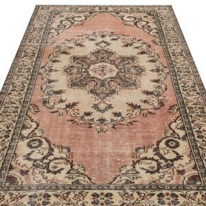 Özel Vintage Eskitme El Yapımı  Halı 151 x 262 cm 9144