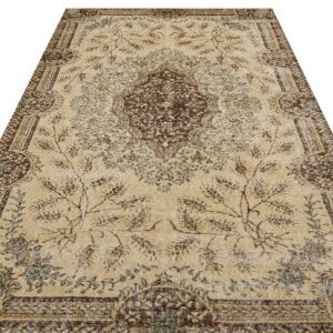Eşsiz Anadolu Vintage Eskitme El Yapımı  Halı 177 x 277 cm 9148