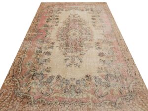 Klasik Modern Vintage Eskitme El Yapımı  Halı 173 x 287 cm 9152