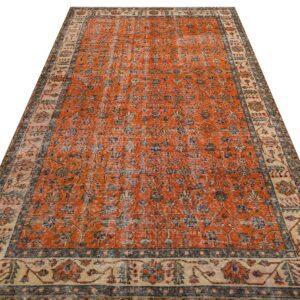 Eskitme El Yapımı  Vintage Halı 160 x 283 cm 9163