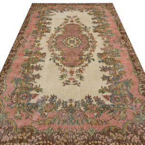 Vintage Eskitme El Yapımı  Halı 165 x 267 cm 9167