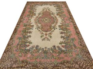 Vintage Eskitme El Yapımı  Halı 165 x 267 cm 9167