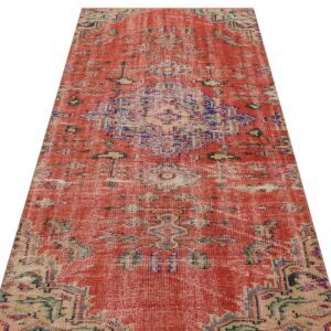 Vintage Eskitme El Yapımı  Halı 122 x 219 cm 9179