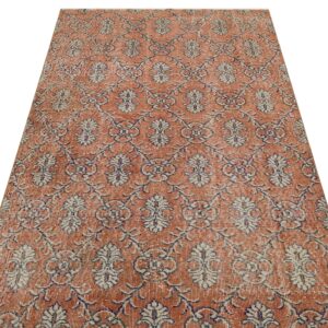 Klasik Modern Vintage Eskitme El Yapımı  Halı 114 x 200 cm 9189