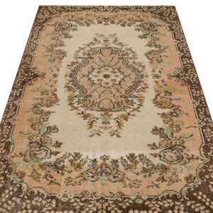 Eşsiz 100% Yün El Yapımı  Vintage Halı 122 x 219 cm 9197