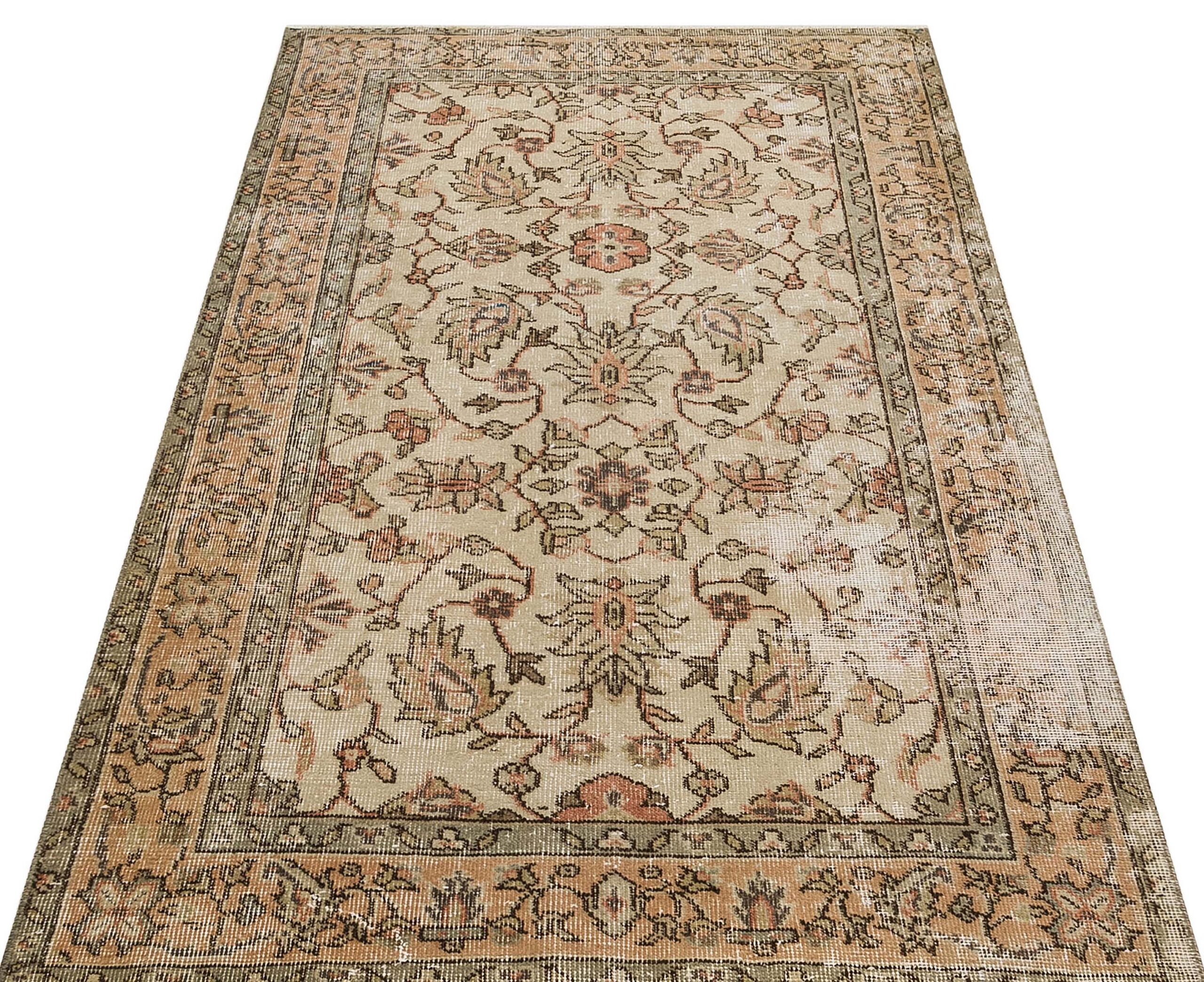 Vintage Eskitme El Yapımı  Halı 112 x 199 cm 9217