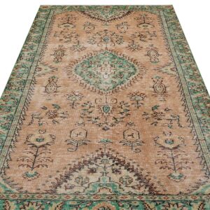 Vintage El Yapımı 100% Yün Halı 153 x 256 cm 9230
