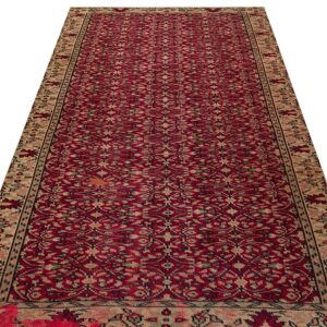 Eskitme El Yapımı  Vintage Halı 142 x 258 cm 9247