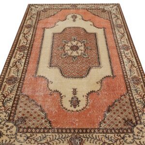 Vintage Eskitme El Yapımı  Halı 144 x 259 cm 9255