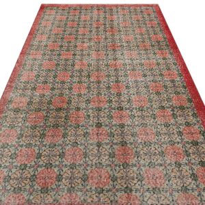 Vintage Eskitme El Dokuma Halı 165 x 277 cm 9325