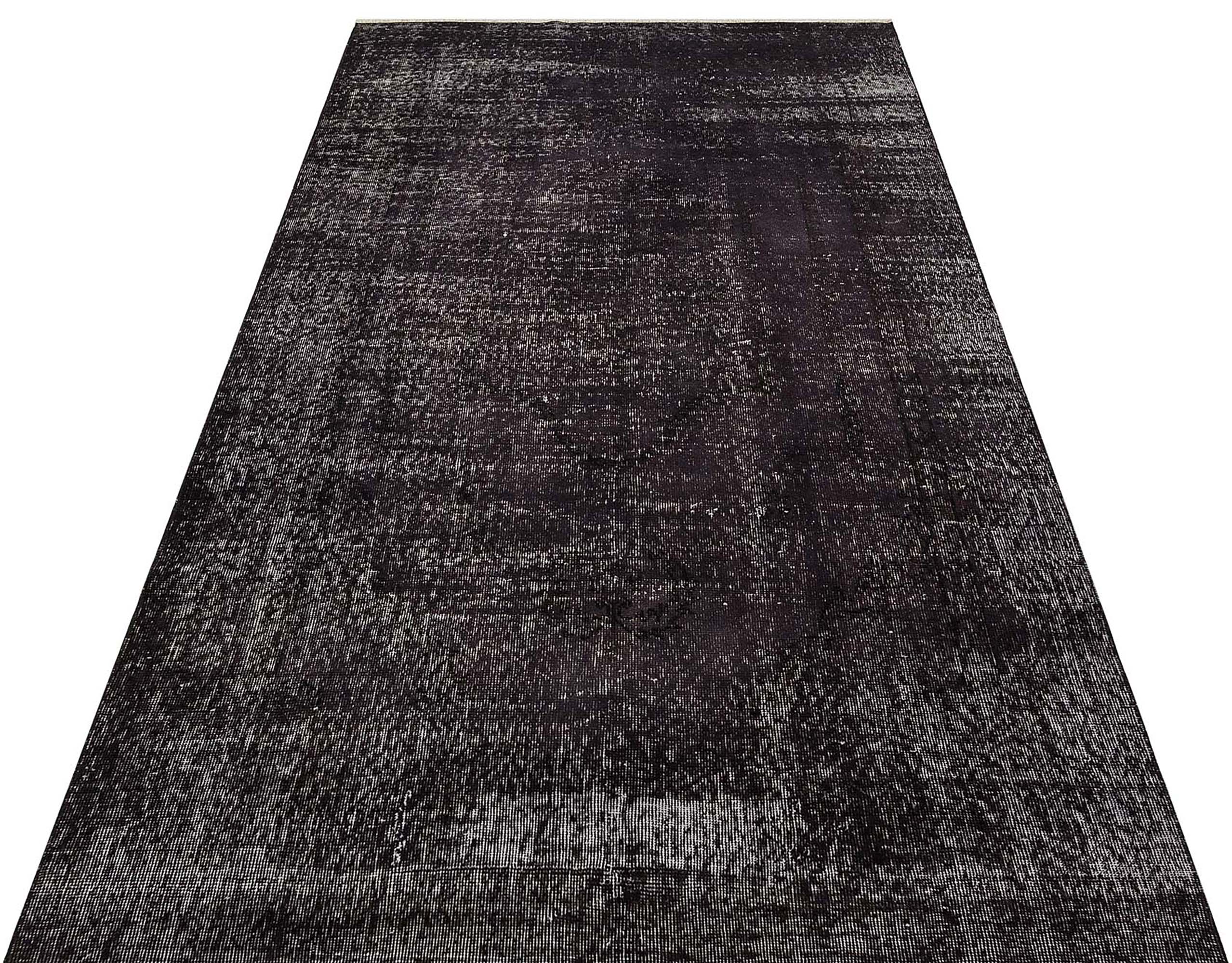 Klasik Modern Vintage Eskitme El Dokuma Halı 139 x 251 cm 9338