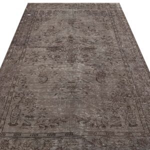 Klasik Modern Vintage Eskitme El Dokuma Halı 168 x 258 cm 9359