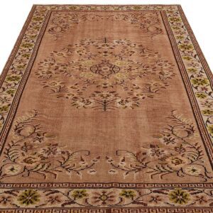 El Yapımı Antika Yün Halı 176 x 257 cm 9368