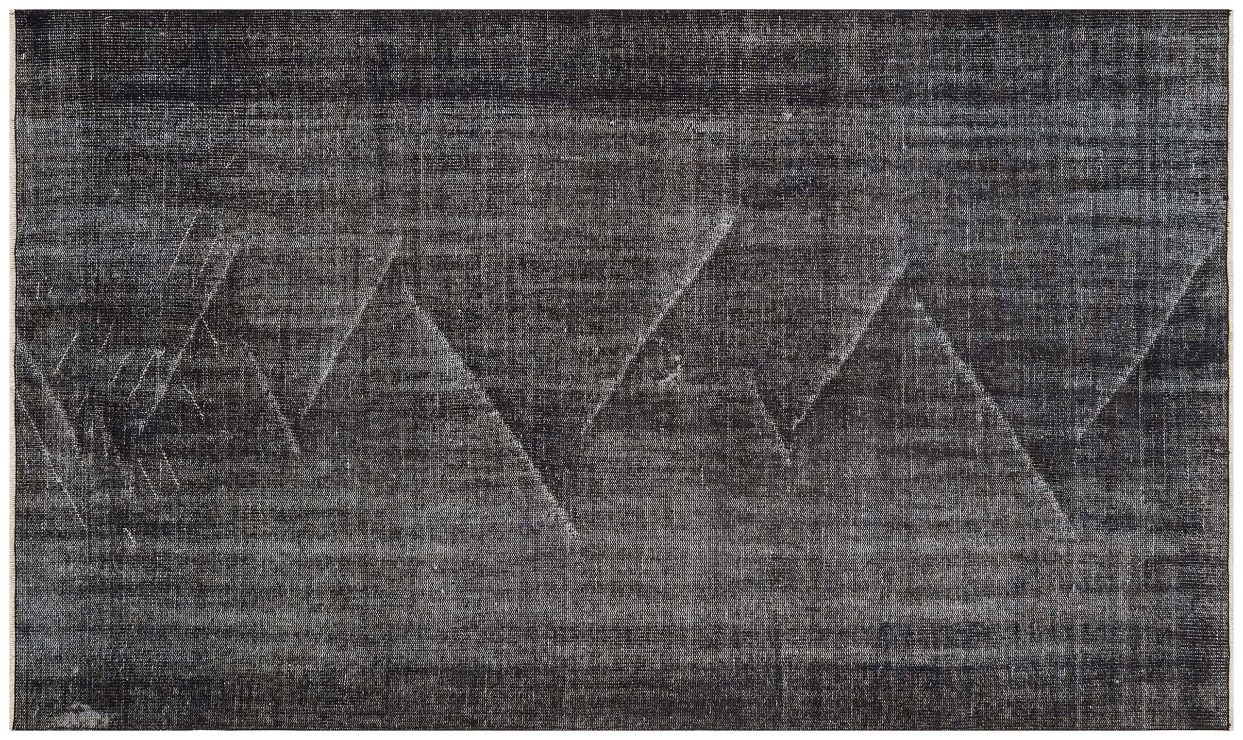 Gerçek El Dokuma Eskitme Vintage Halı 151 x 250 cm 9393 - Görsel 3