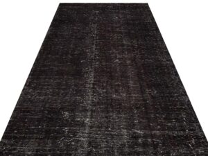 Eskitme El Dokuma Vintage Siyah Halı 166 x 294 cm 9400