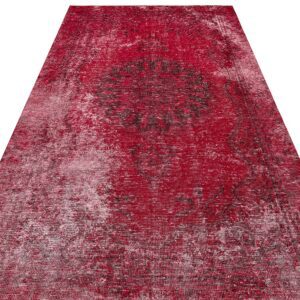 Vintage Eskitme El Dokuma Halı 165 x 286 cm 9412