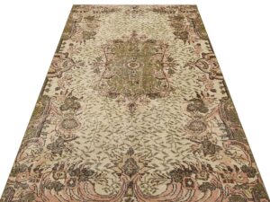 Vintage Eskitme El Dokuma Halı 140 x 238 cm 9437